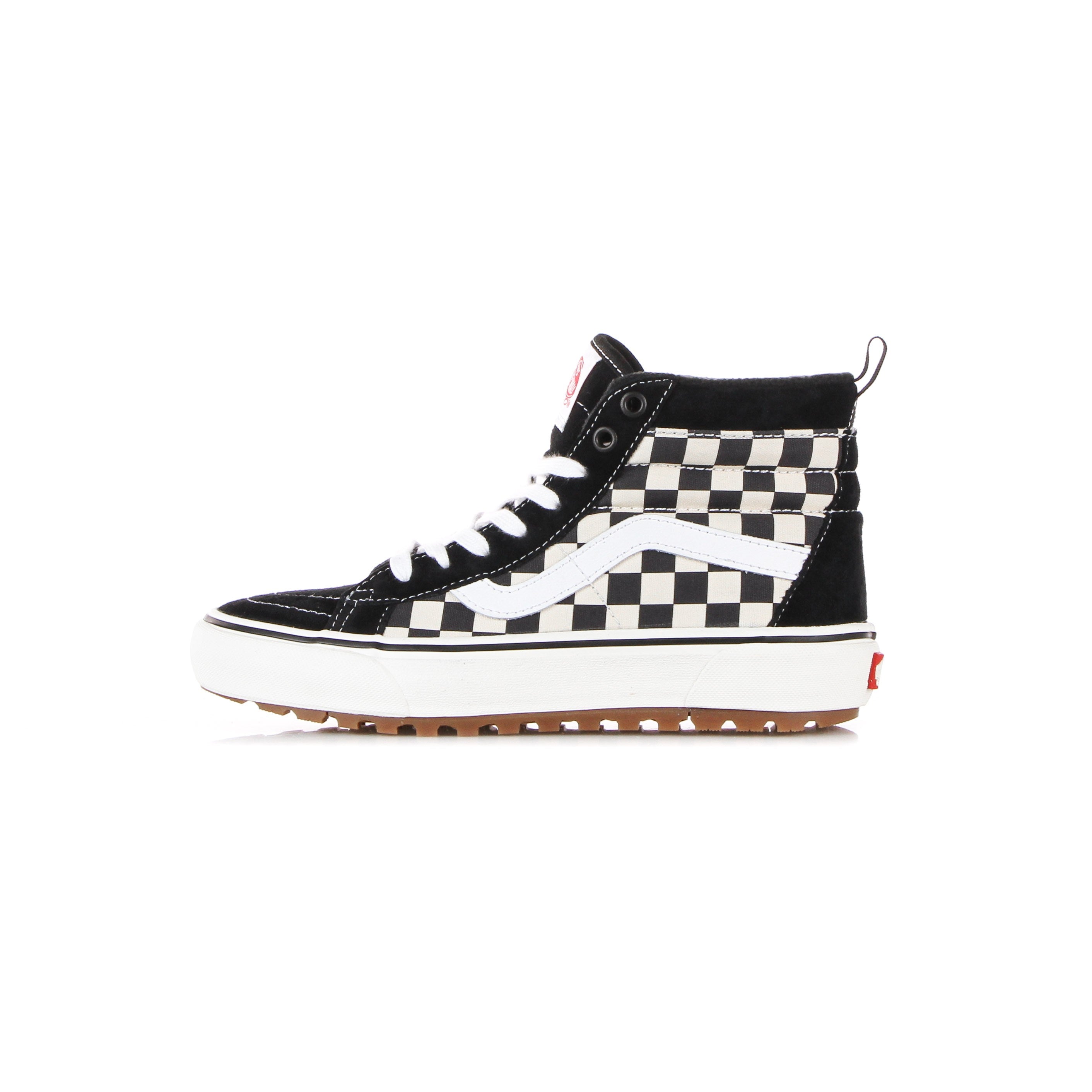 Vans, Scarpa Alta Uomo Sk8-hi Mte-1, Black/white/checkerboard