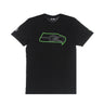 New Era, Maglietta Uomo Nfl Outline Logo Tee Seasea, Black/original Team Colors