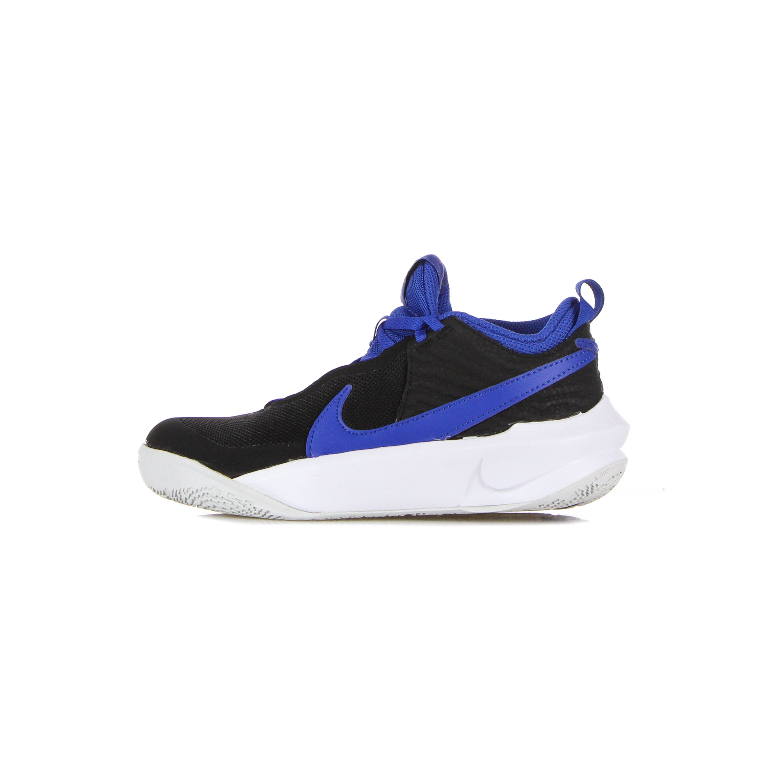 Nike, Scarpa Bassa Ragazzo Team Hustle D 10 (gs), Black/game Royal/photon Dust/white