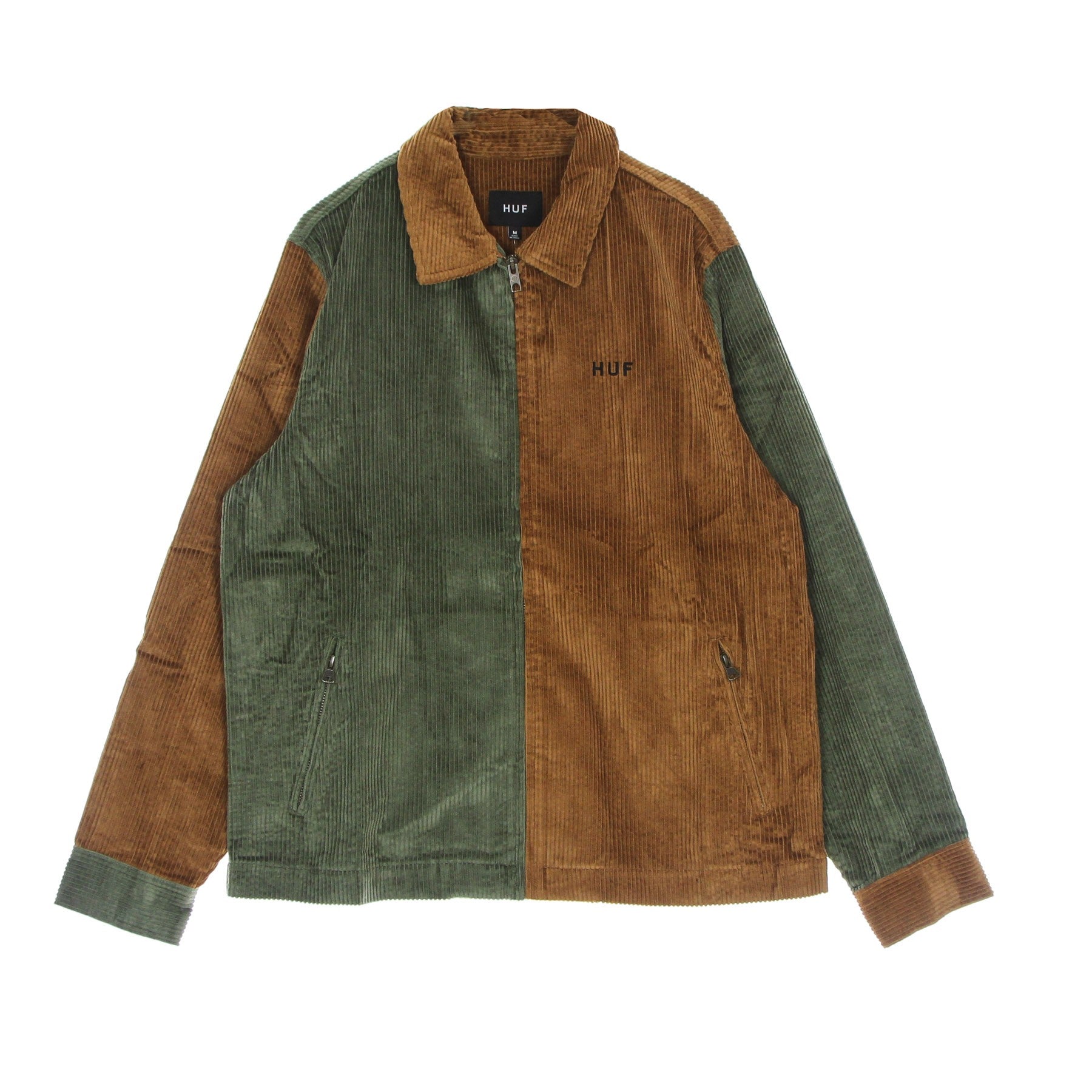 Huf, Camicia Manica Lunga Uomo Vandenberg Corduroy Jacket, Toffee