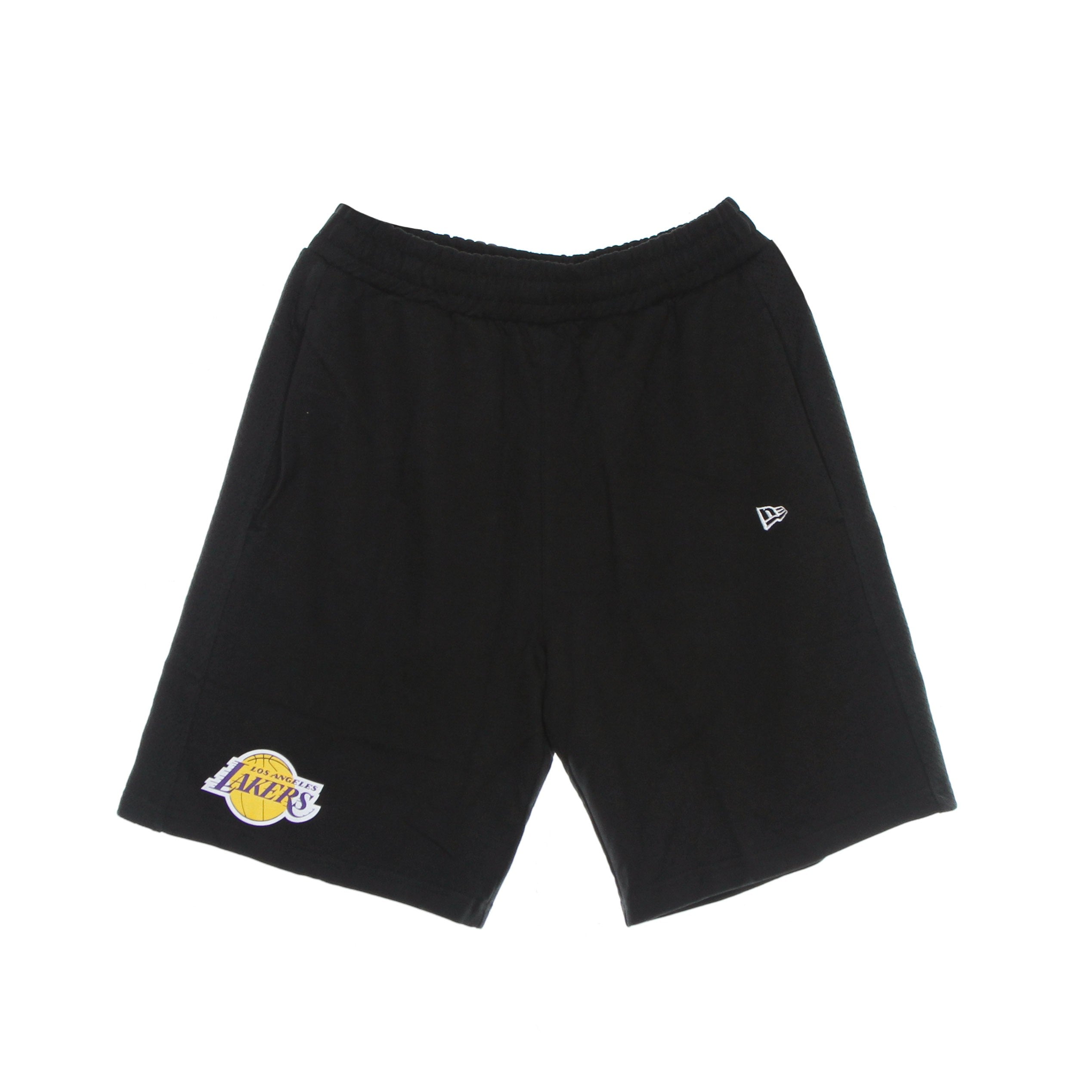 New Era, Pantalone Corto Tuta Uomo Nba Team Logo Short Loslak, Black/original Team Colors