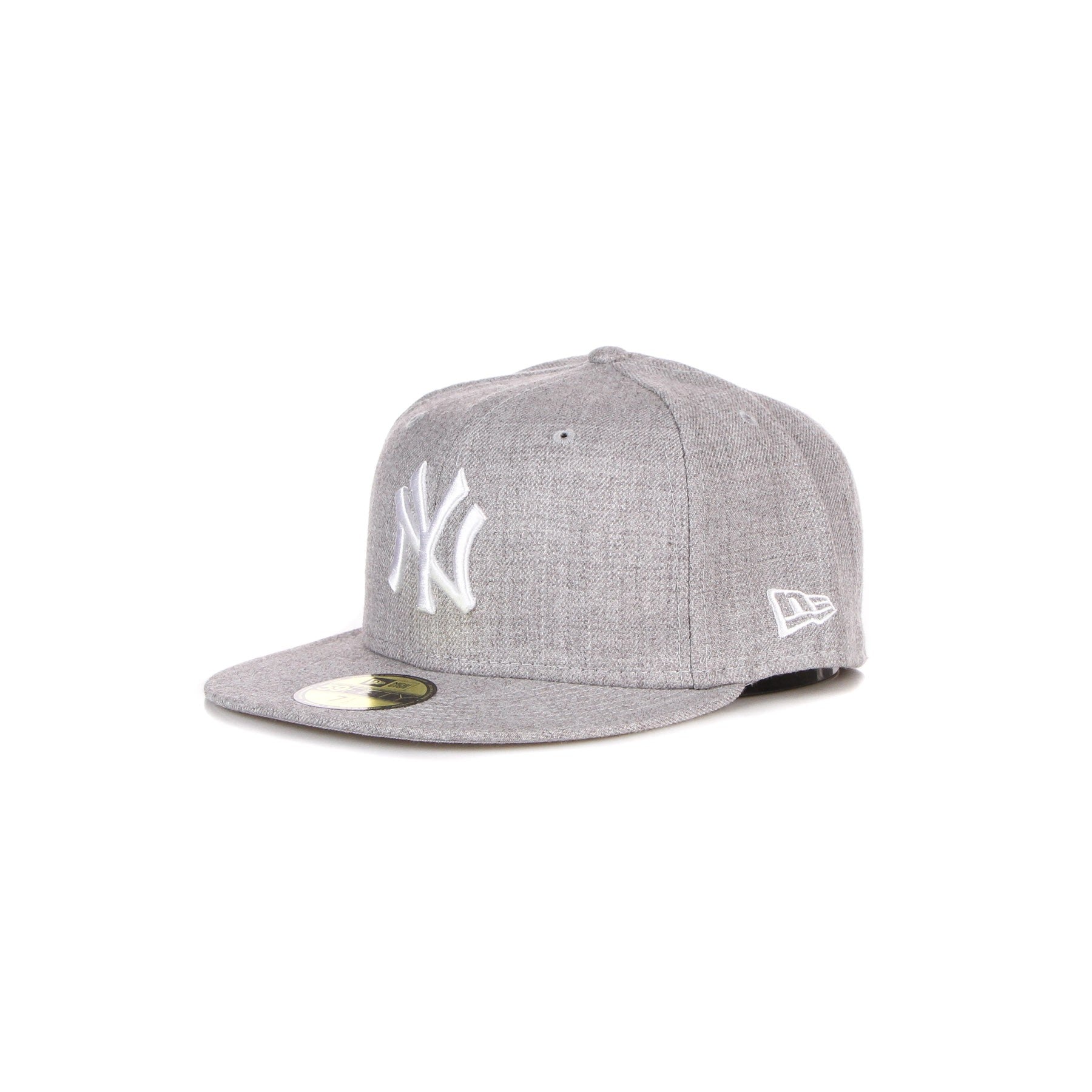 Cappellino Visiera Piatta Uomo Mlb Basic League Essential 5950 Neyyan Heather Grey/white