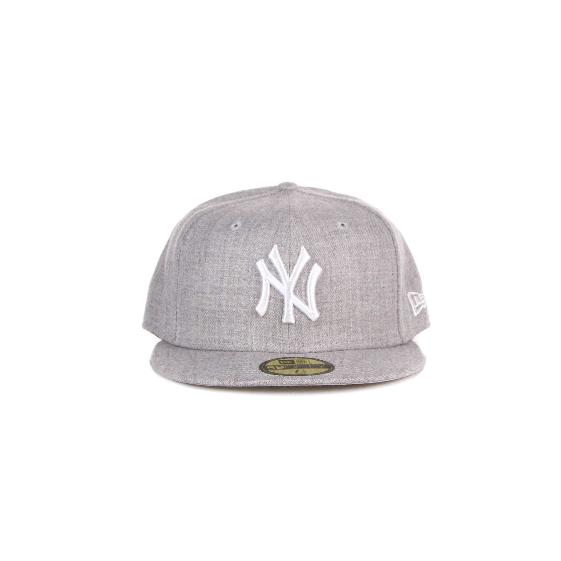 Mlb Basic League Essential Men's Flat Visor Cap 5950 Neyyan Heather Grey/white