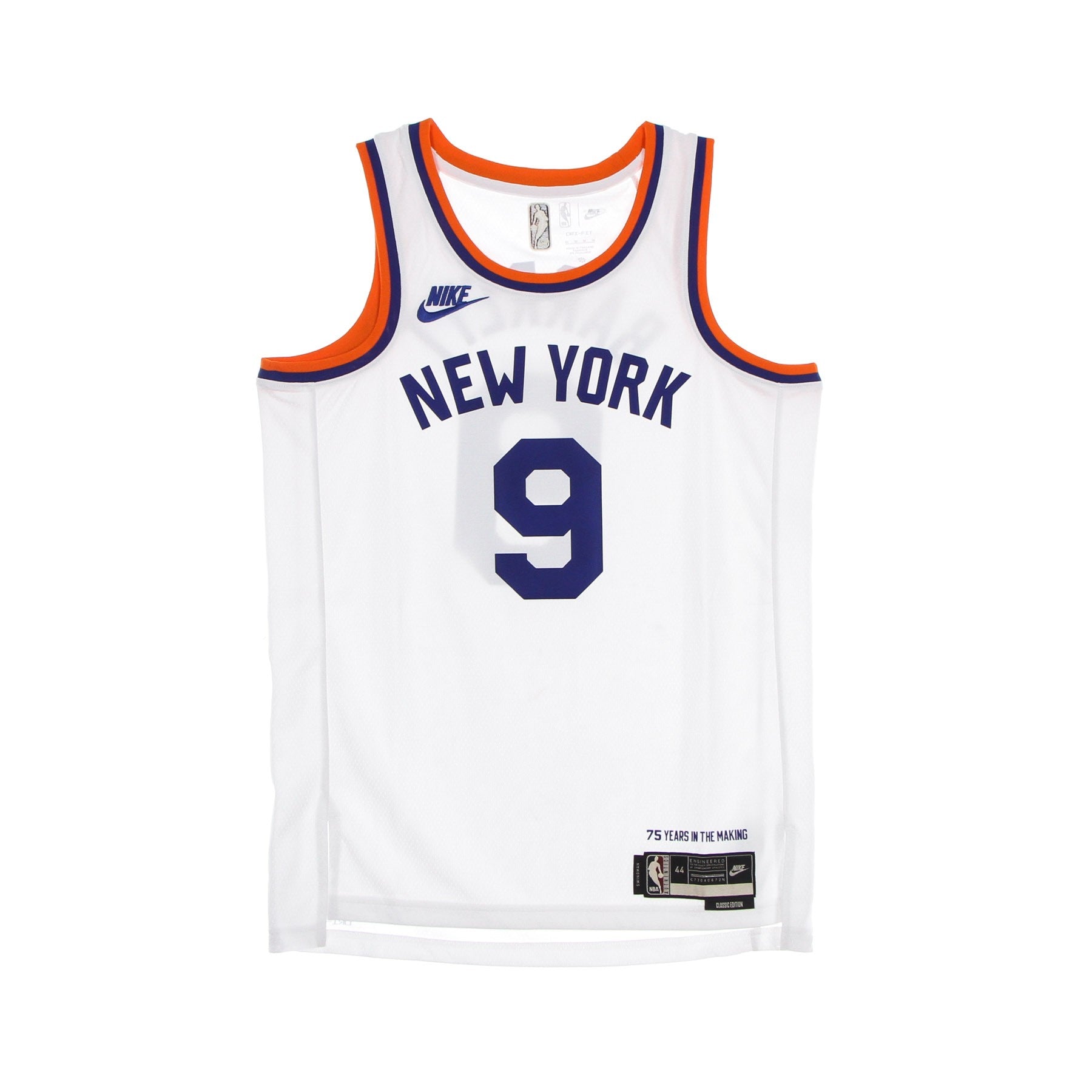 Nike Nba, Canotta Basket Uomo Nba Dri Fit Swingman Jersey Year Zero No 9 Rj Barrett Neykni, 