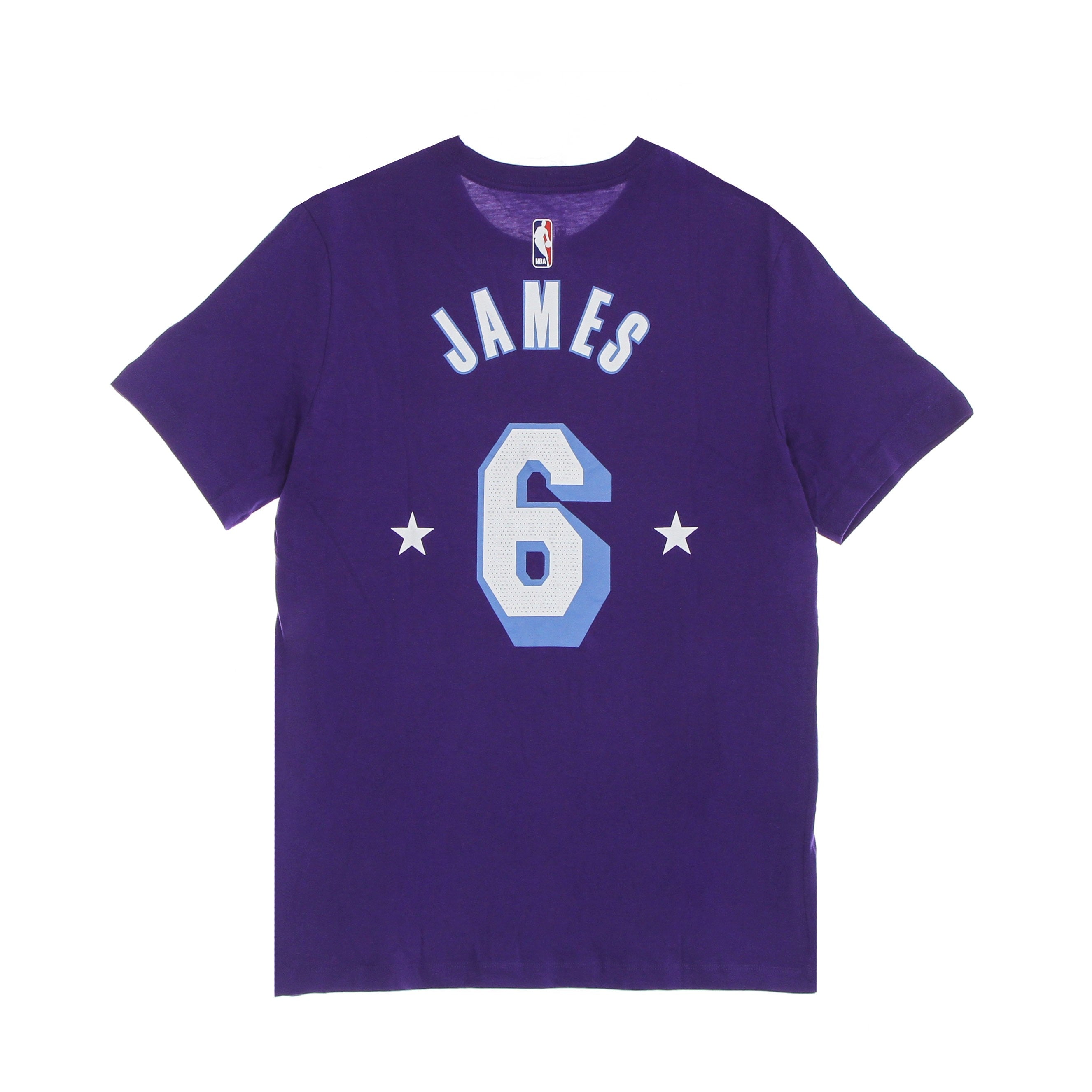 Herren-T-Shirt NBA Essential Tee Nr. 6 Lebron James Loslak Court Lila
