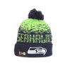 New Era, Cappello Pom Pom Uomo Nfl Sport Knit Cuff Seasea, Original Team Colors