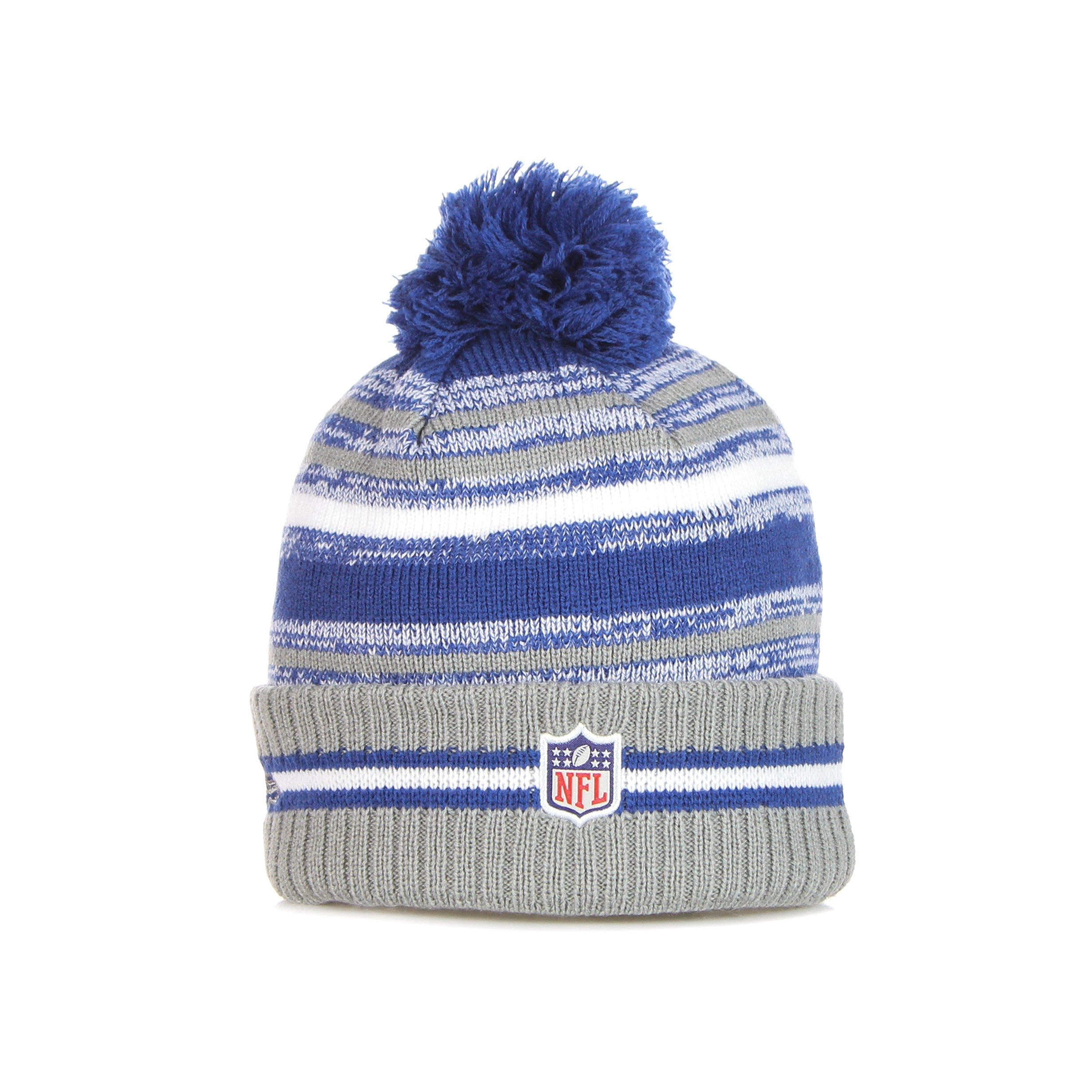 New Era, Cappello Pom Pom Uomo Nfl Sport Knit Indcol, 