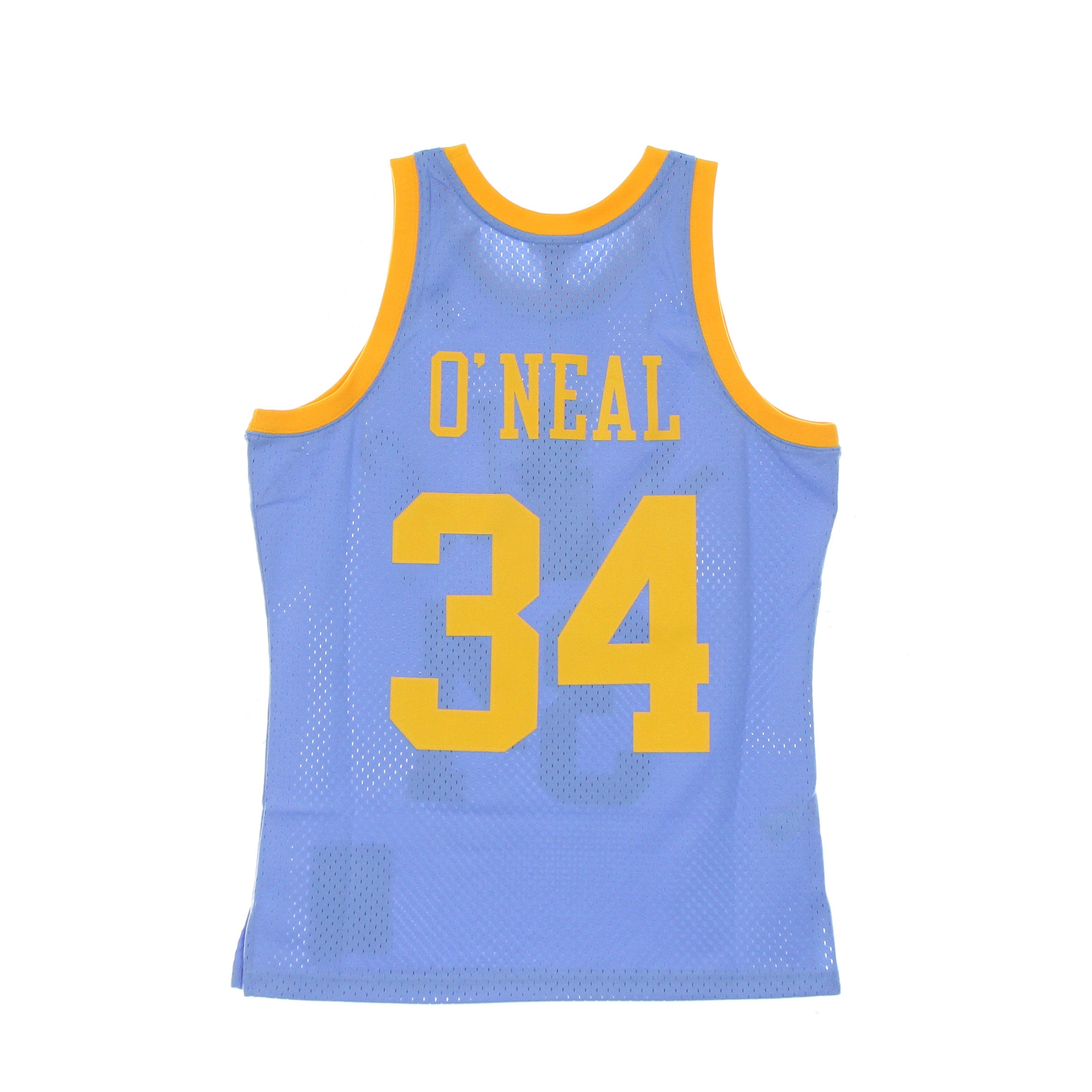 Mitchell & Ness, Canotta Basket Uomo Nba Swingman Jersey Hardwood Classics No 34 Shaquille O'neal 2001-02 Loslak, 