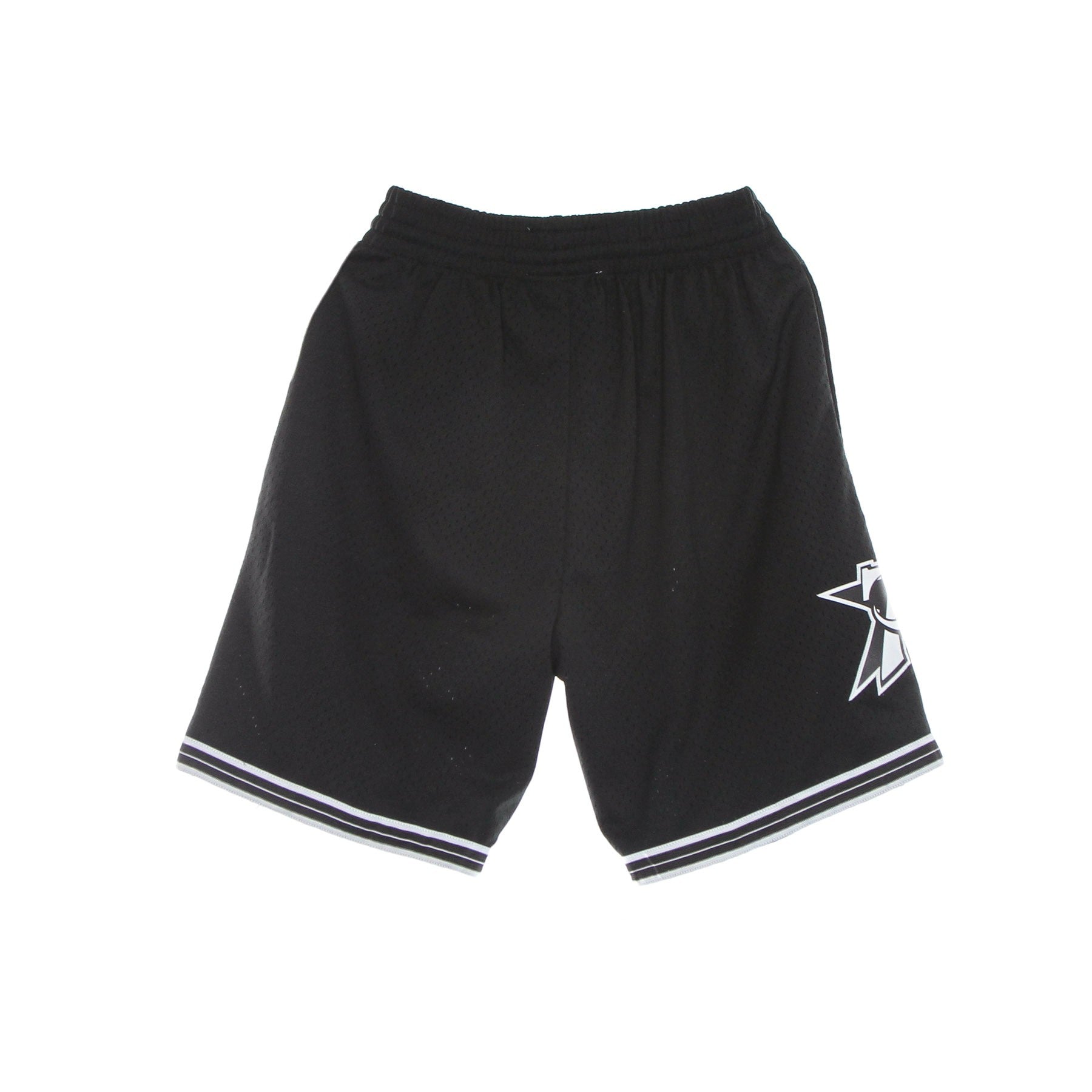 Mitchell & Ness, Pantaloncino Basket Uomo Nba White Logo Swingman Short Hardwood Classics 2000 Phi76e, 