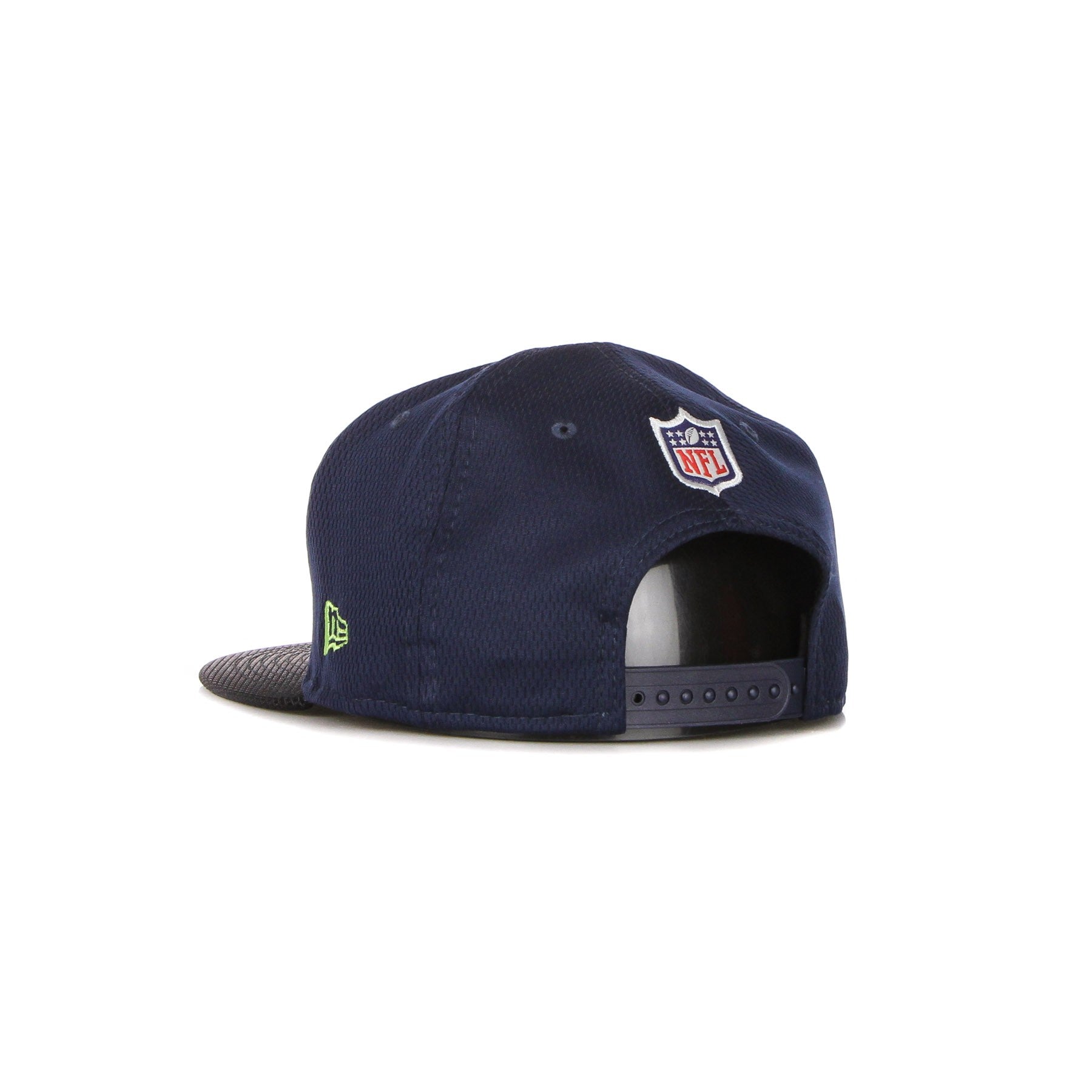 New Era, Cappellino Visiera Piatta Uomo Nfl Sideline Rd Em 950 Seasea, 