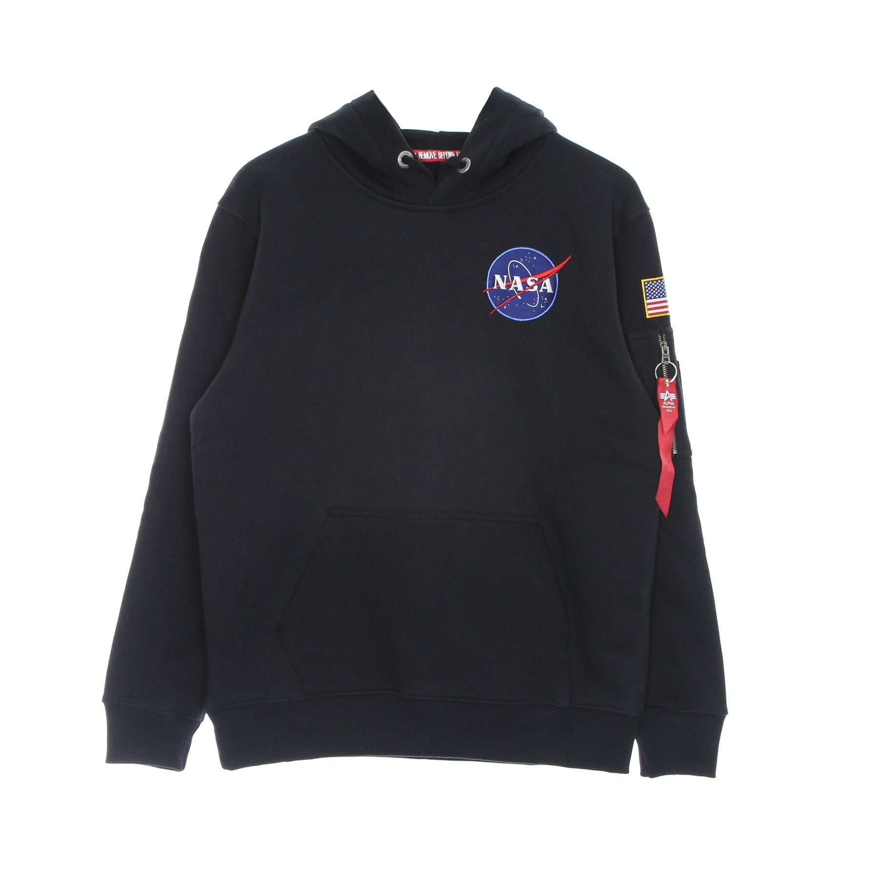 Herren Kapuzenpullover Space Shuttle Hoody Rep. Blau