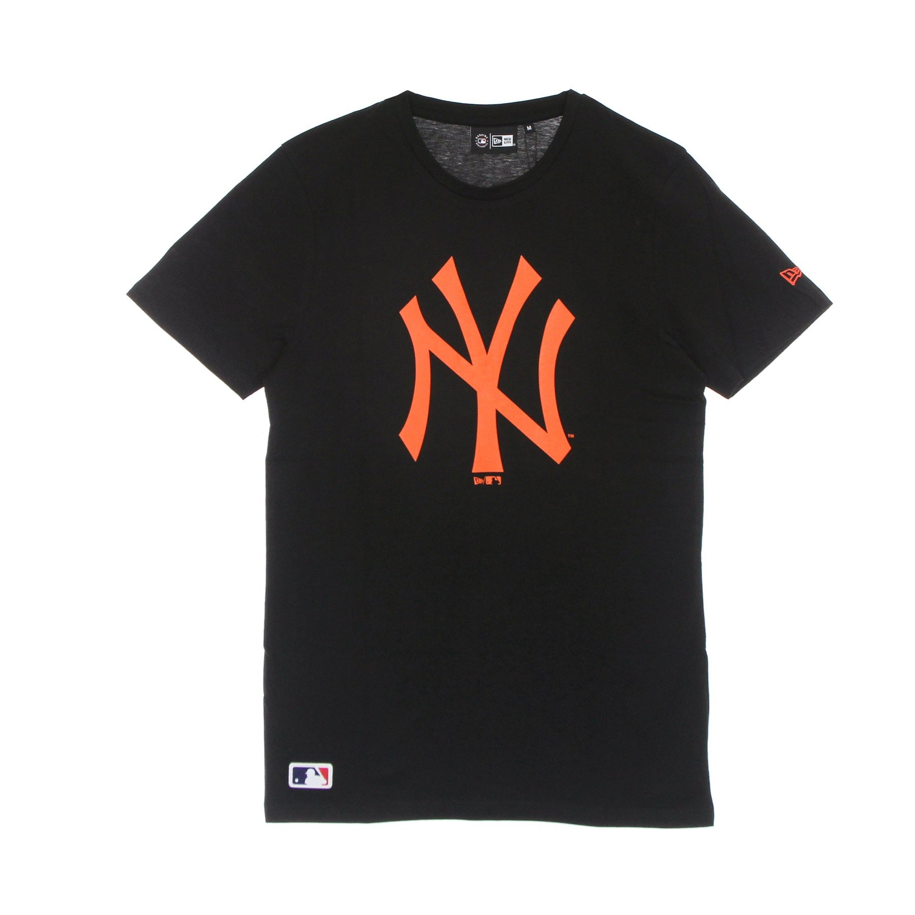 New Era, Maglietta Uomo Mlb Seasonal Team Logo Tee Neyyan, Black/dark Orange