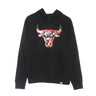 New Era, Felpa Cappuccio Uomo Nba Infill Team Logo Hoodie Chibul, Black/original Team Colors