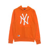 New Era, Felpa Cappuccio Uomo Mlb Seasonal Team Logo Hoodie Neyyan, Safety Orange/white