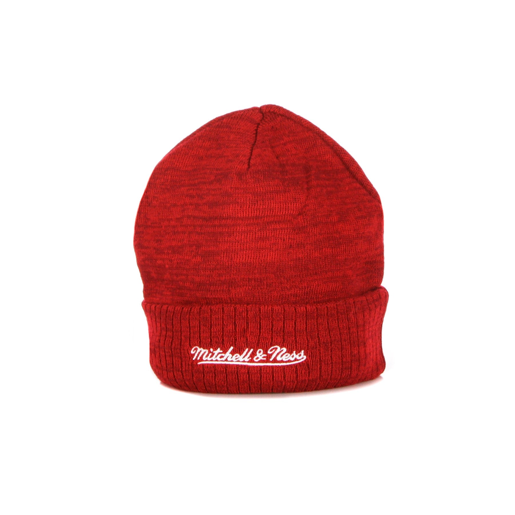 Men's Hat Nba Fandom Knit Beanie Hardwood Classics Chibul Red