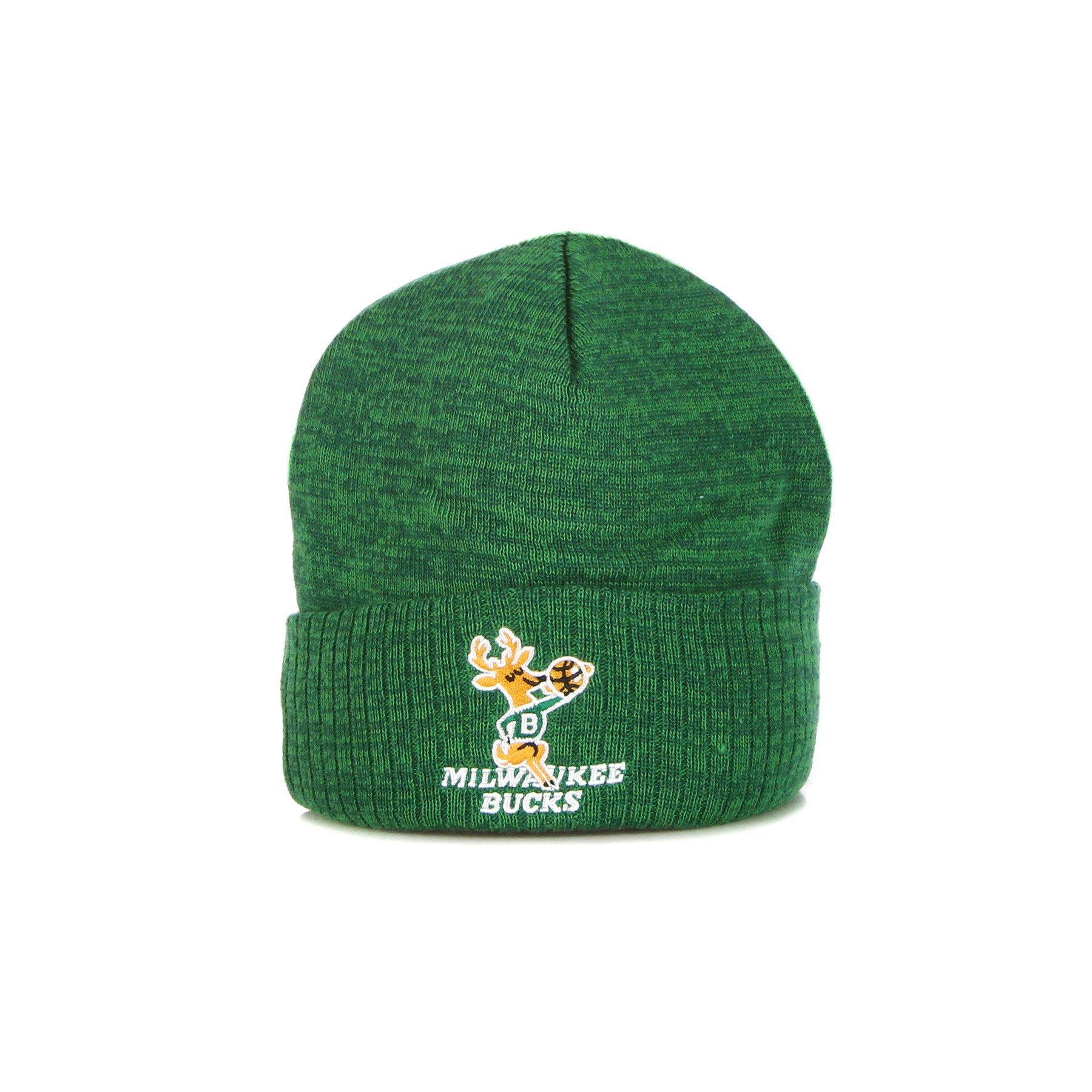 Mitchell & Ness, Cappello Uomo Nba Fandom Knit Beanie Hardwood Classics Milbuc, Kelly Green