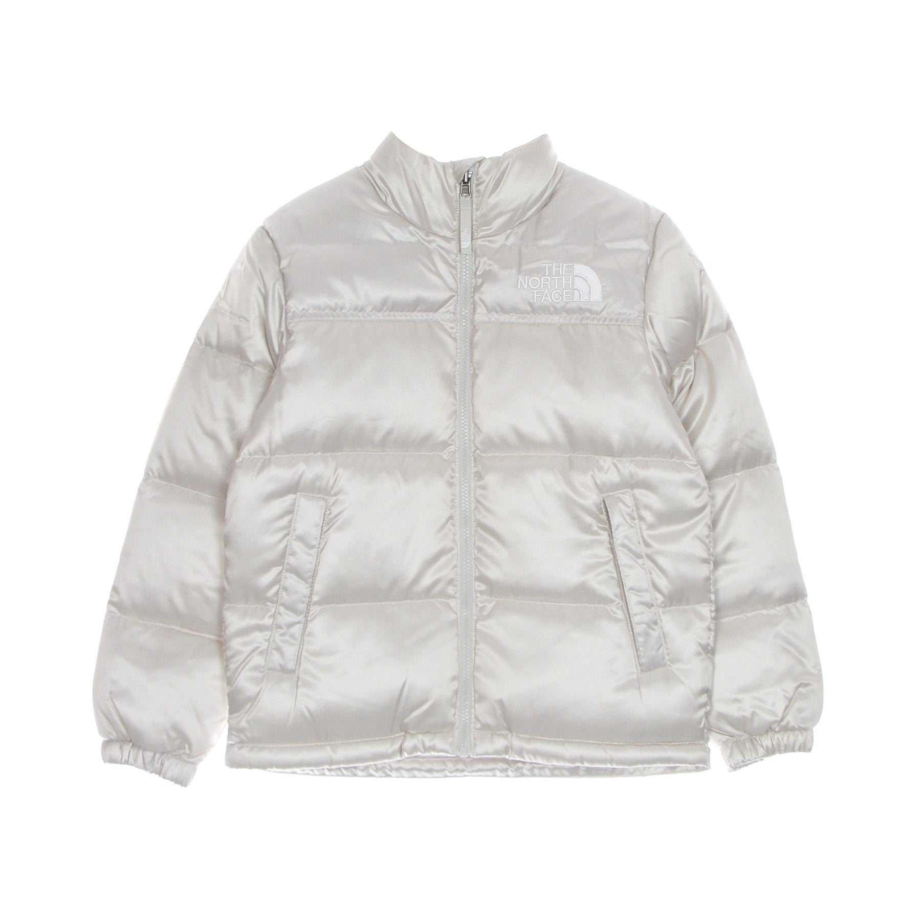 The North Face, Piumino Ragazza Printed 1996 Retro Nuptse, Moonlight Ivory/metallic