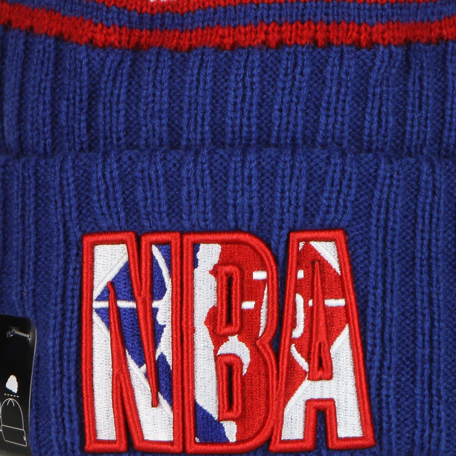 New Era, Cappello Pom Pom Uomo Nba Draft Knit Logo, 