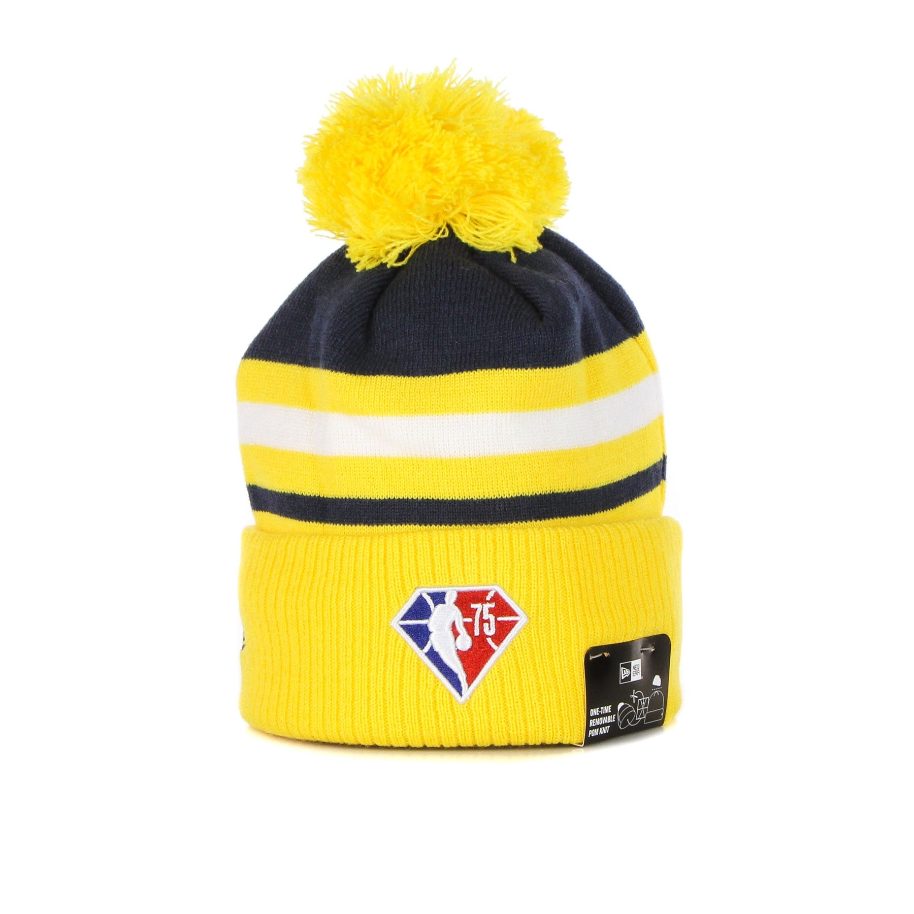 New Era, Cappello Pom Pom Uomo Nba City Off Knit Indpac, 