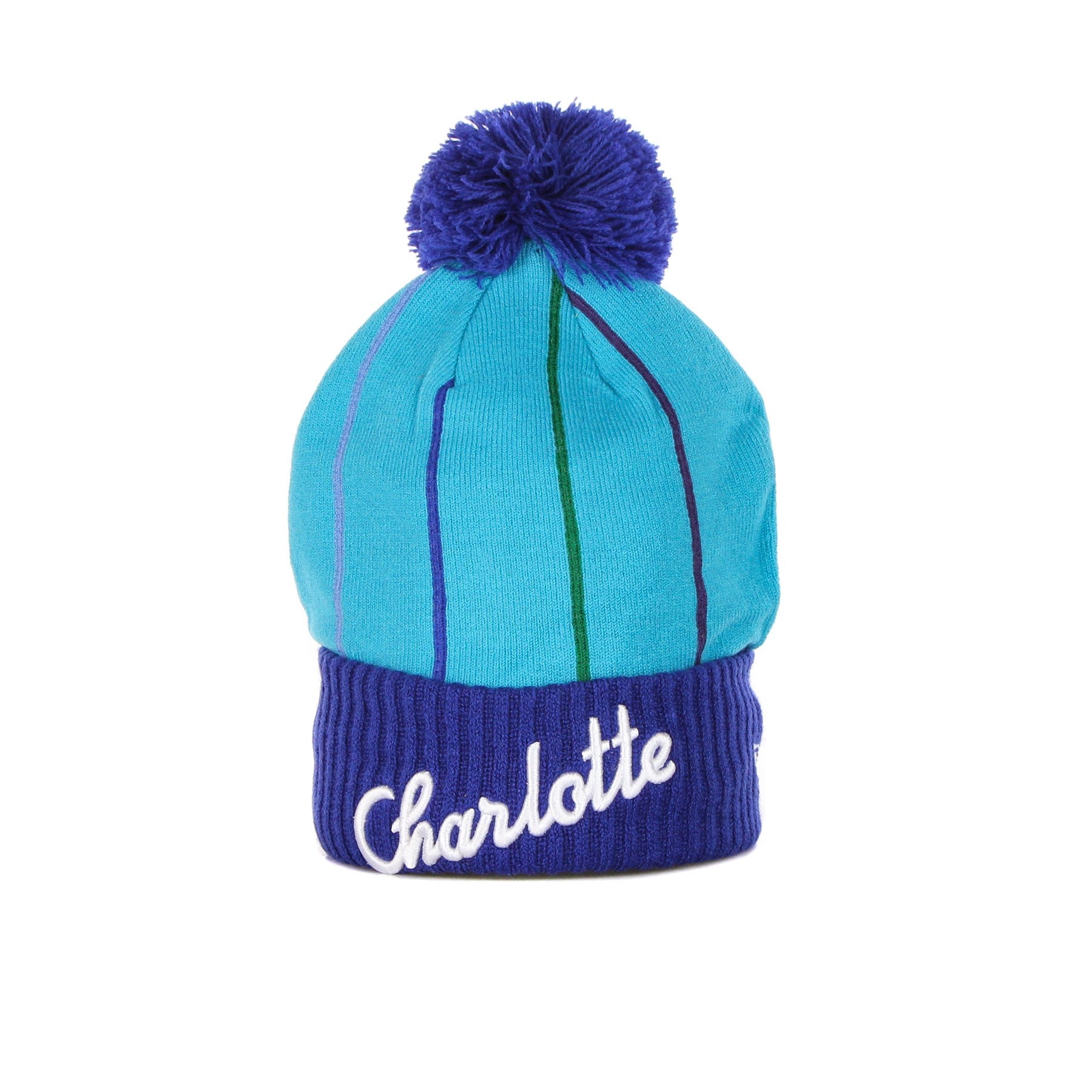 New Era, Cappello Pom Pom Uomo Nba City Off Knit Chahor, Original Team Colors