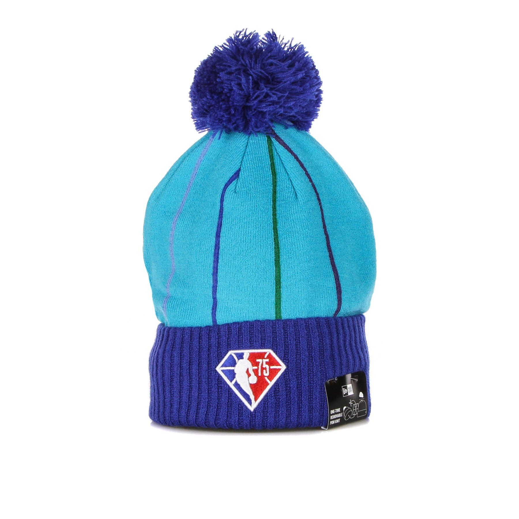 New Era, Cappello Pom Pom Uomo Nba City Off Knit Chahor, 