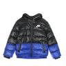 Nike, Piumino Bambino Color Block Down Jacket, Dk Smoke Grey