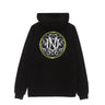 Dolly Noire, Felpa Leggera Cappuccio Uomo Monogramma Hoodie, Black