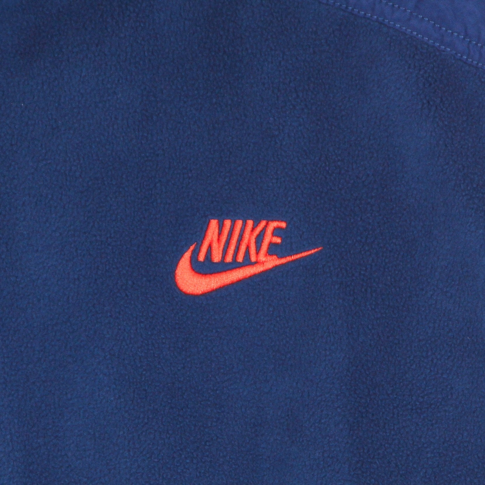 Nike, Felpa Collo Alto Uomo Style Essential Halz Zip Winter Jacket, Court Blue/orange