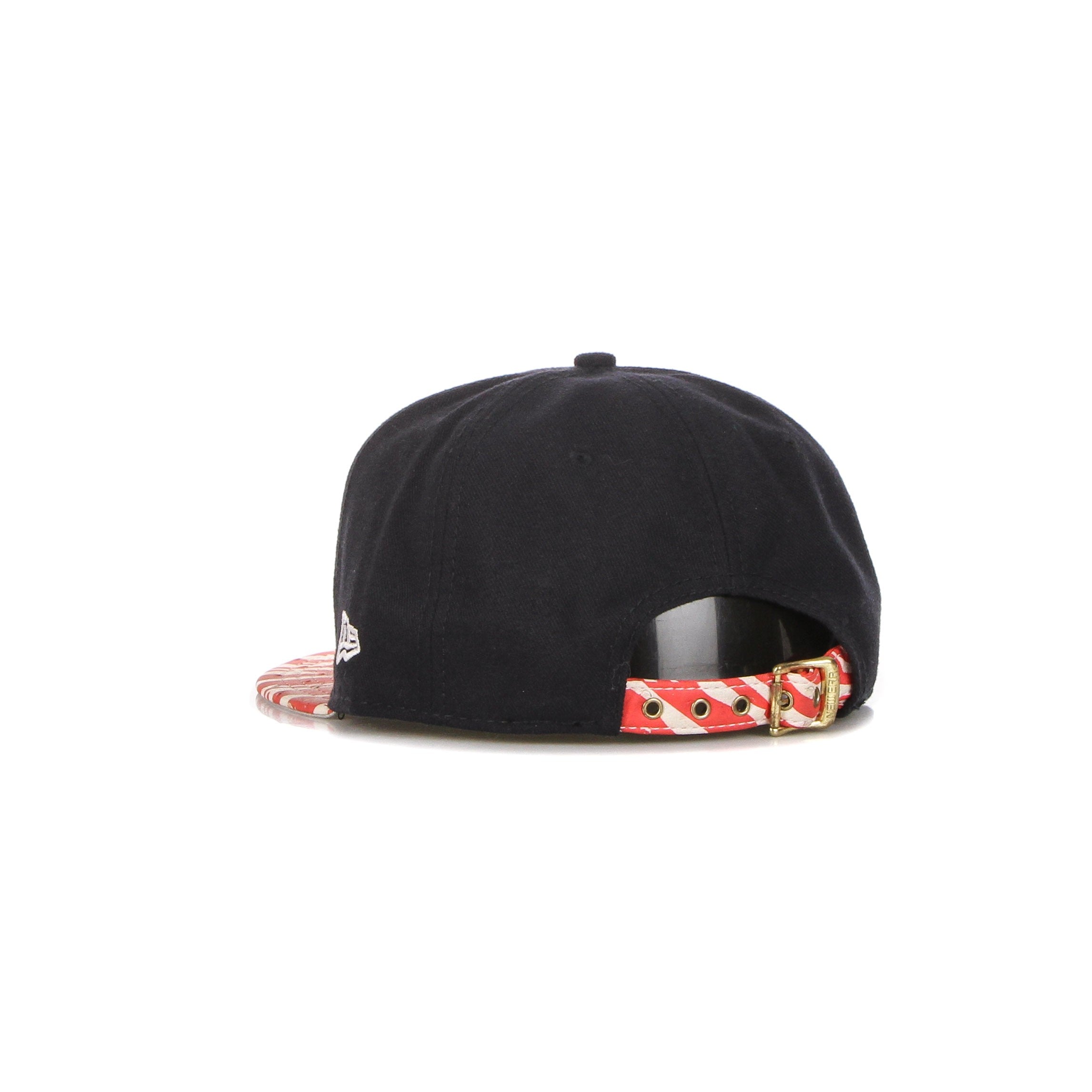 New Era, Cappellino Visiera Piatta Uomo New Era Cap Strapback Mlb "boston Red Sox" Animal Visor Navy/red, 