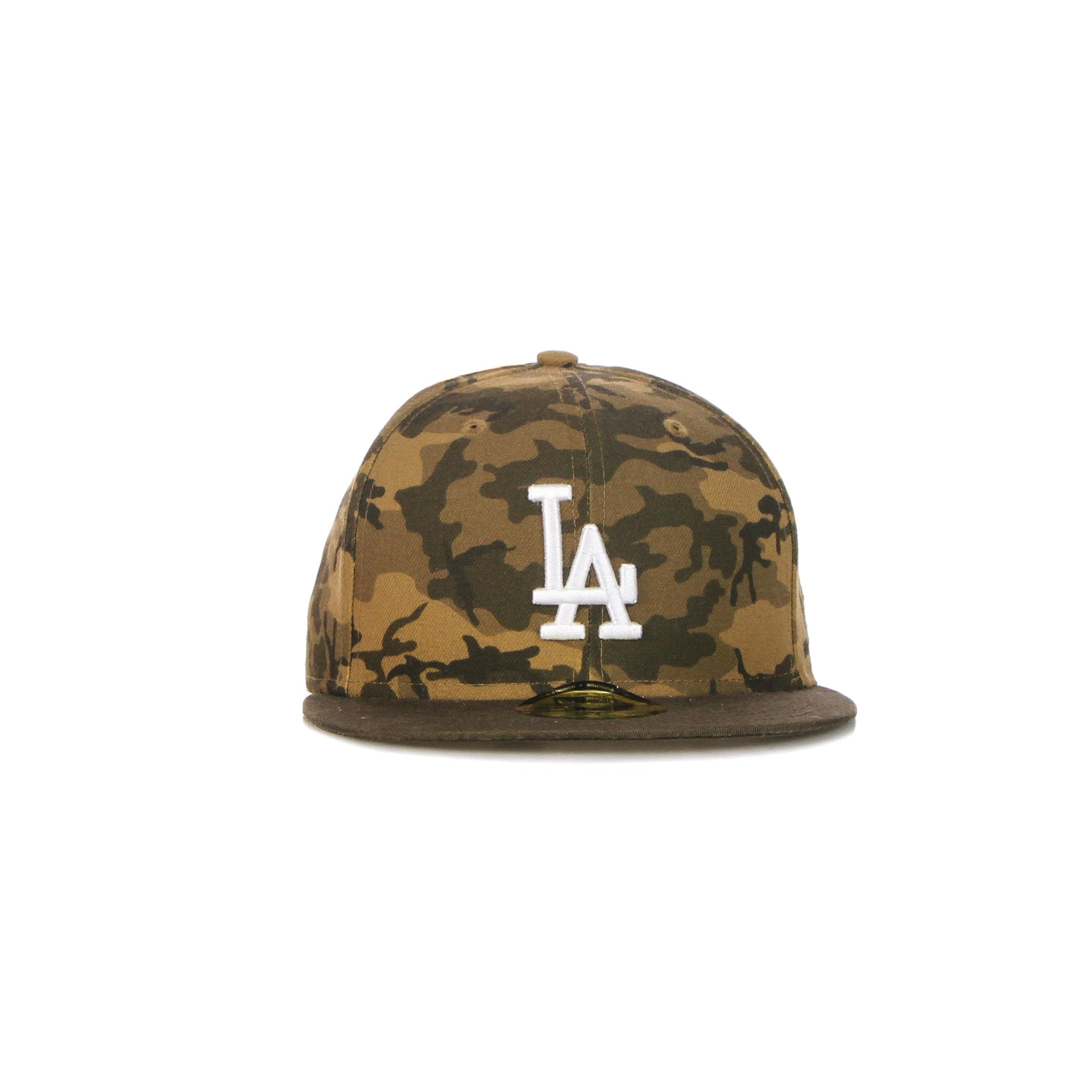 New Era, Cappellino Visiera Piatta Uomo Camo Team Fitted Losdod, 