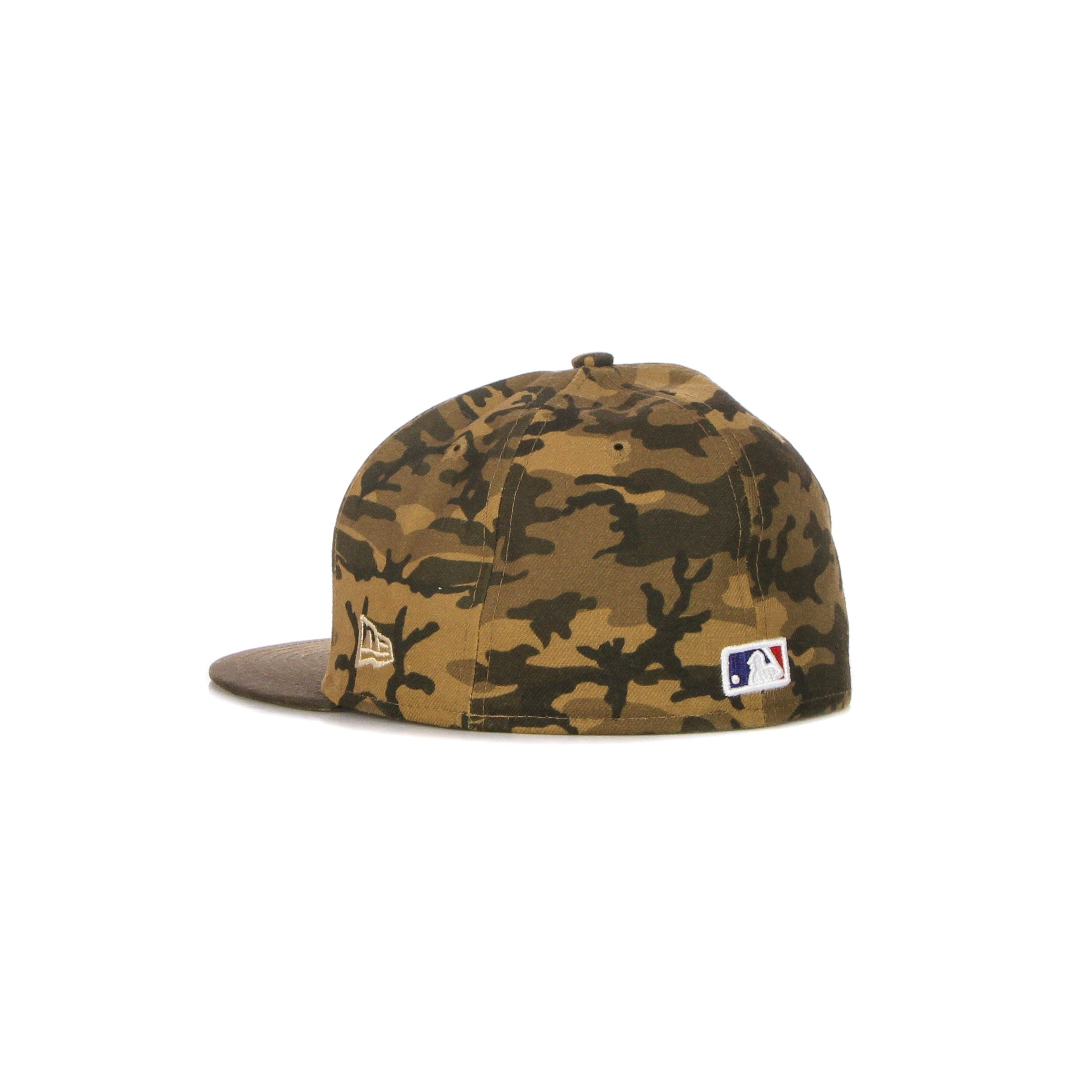 New Era, Cappellino Visiera Piatta Uomo Camo Team Fitted Losdod, 