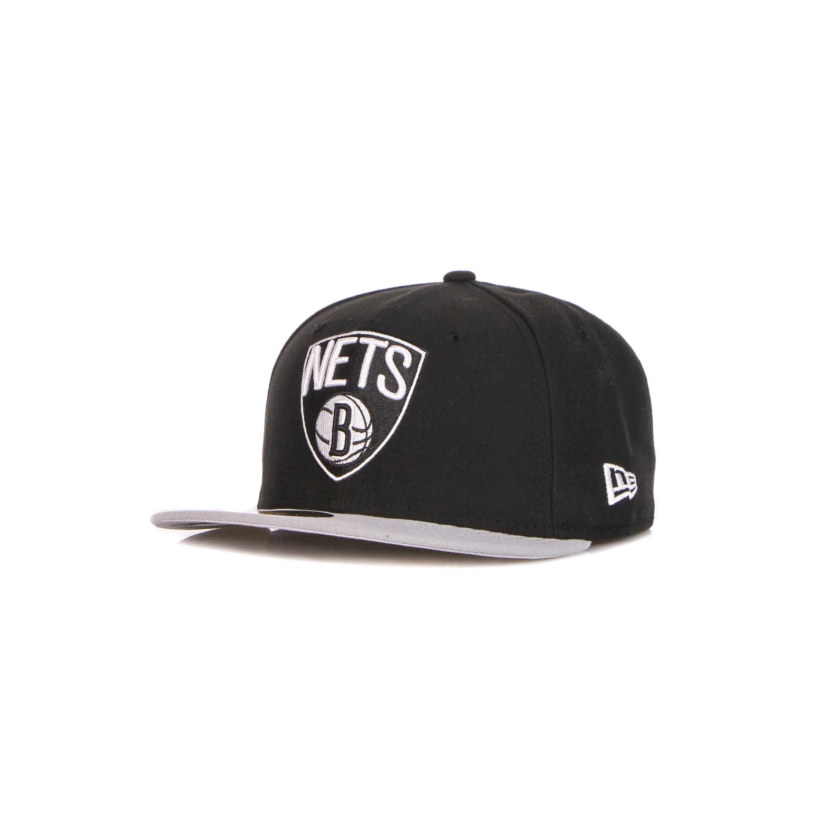 Flat Visor Cap Men Nba Basic Bronet Black/grey