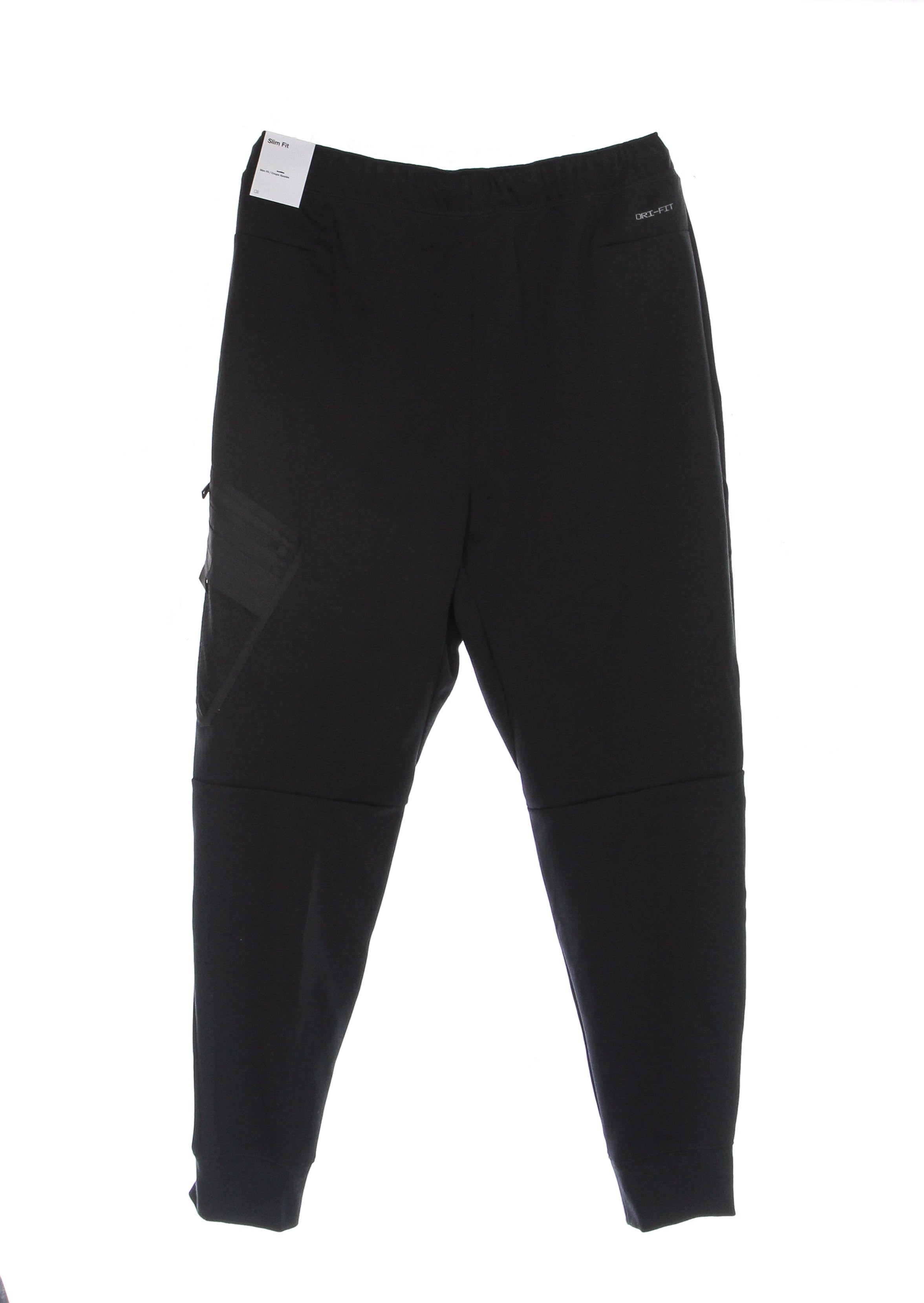 Pantalone Tuta Leggero Uomo Dri Fit Air Statement Fleece Pant Black/black/black