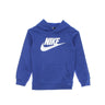 Nike, Felpa Cappuccio Bambino Metallic Hybrid Gifting Hoodie, Signal Blue