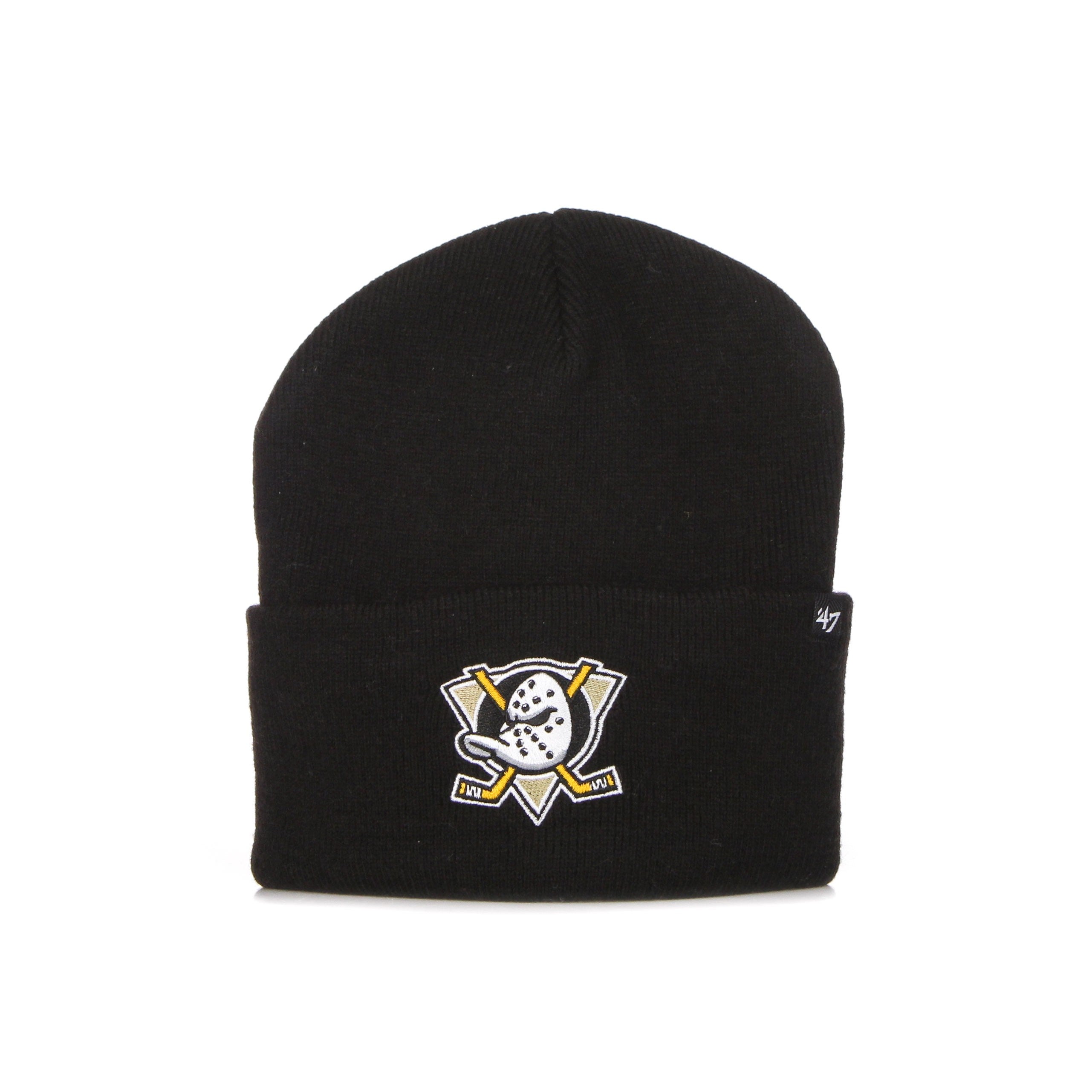 47 Brand, Cappello Uomo Nhl Haymaker Cuff Knit Anaduc, Black