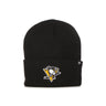 47 Brand, Cappello Uomo Nhl Haymaker Cuff Knit Pitpen, Black