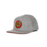 Santa Cruz, Cappellino Visiera Piatta Uomo Classic Dot Snapback, Heather Grey