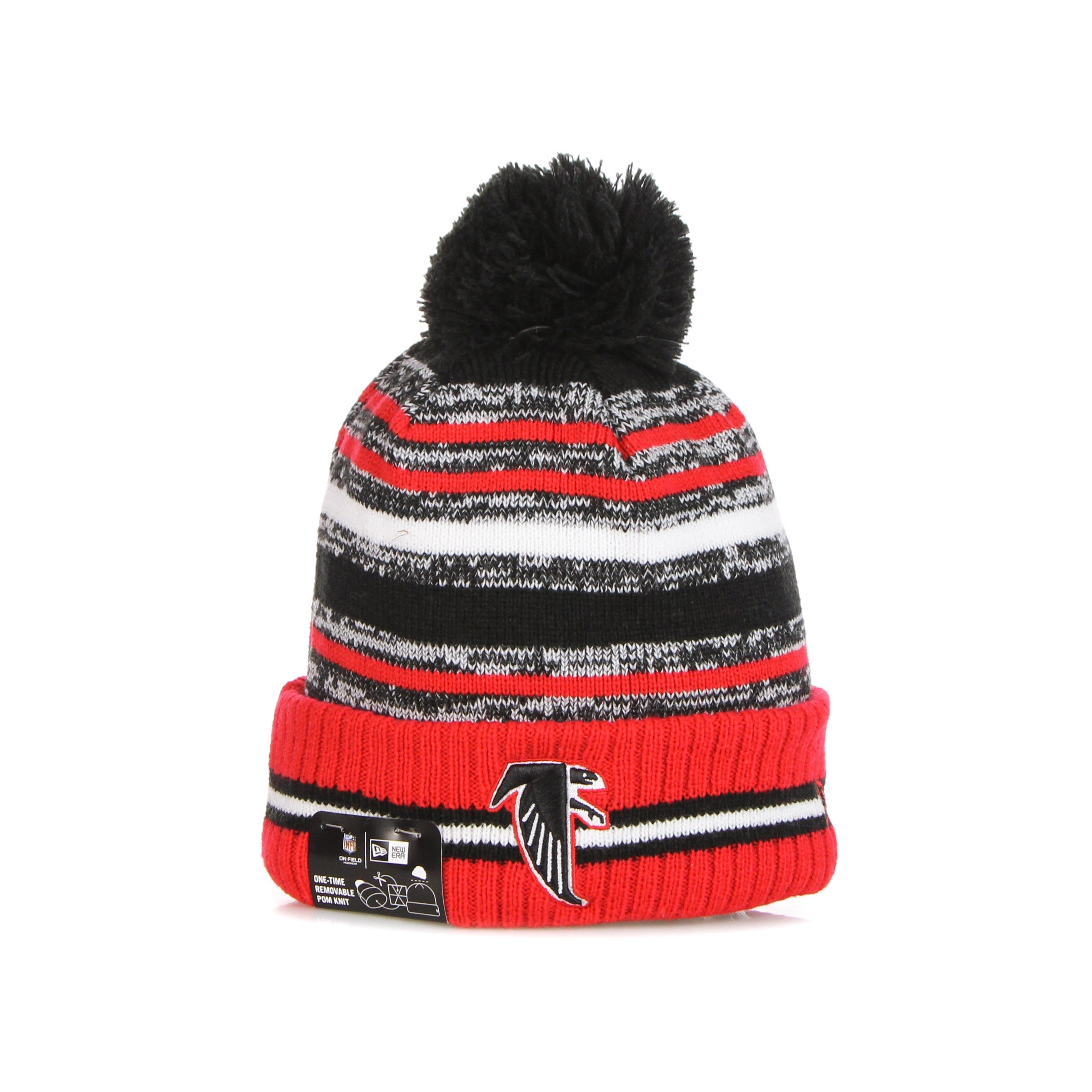 New Era, Cappello Pom Pom Uomo Nfl Sport Knit Atlfal, Original Team Colors