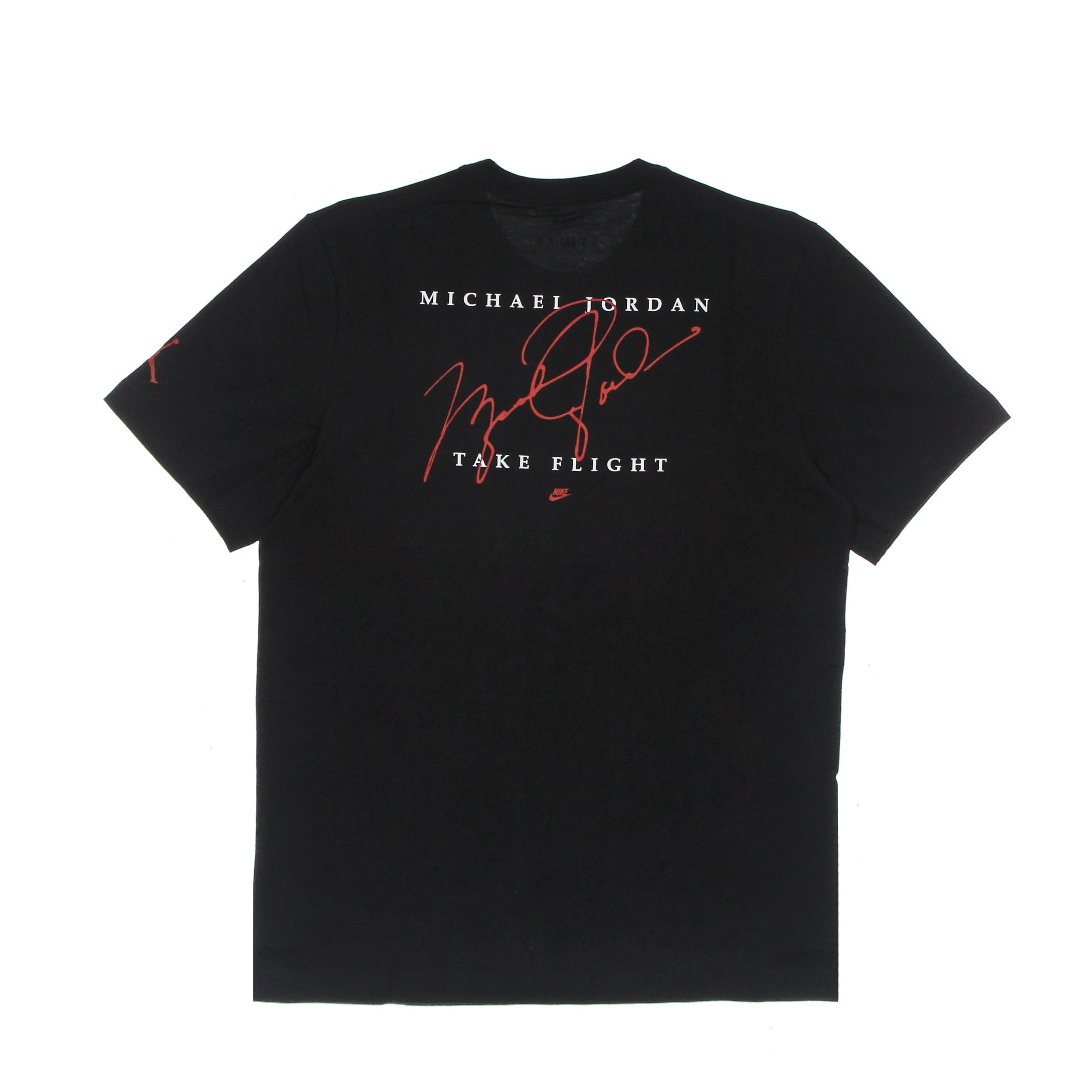 Jordan Flight Essential Men's T-Shirt Black/white/gym Red