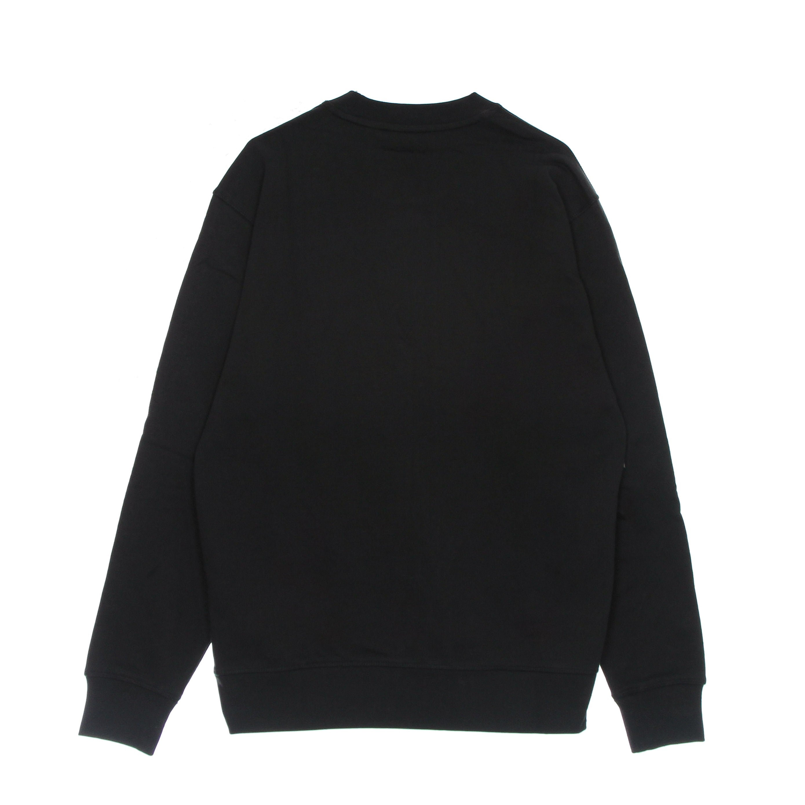 Leichtes Herren-Sweatshirt mit Rundhalsausschnitt von Loretto in Schwarz