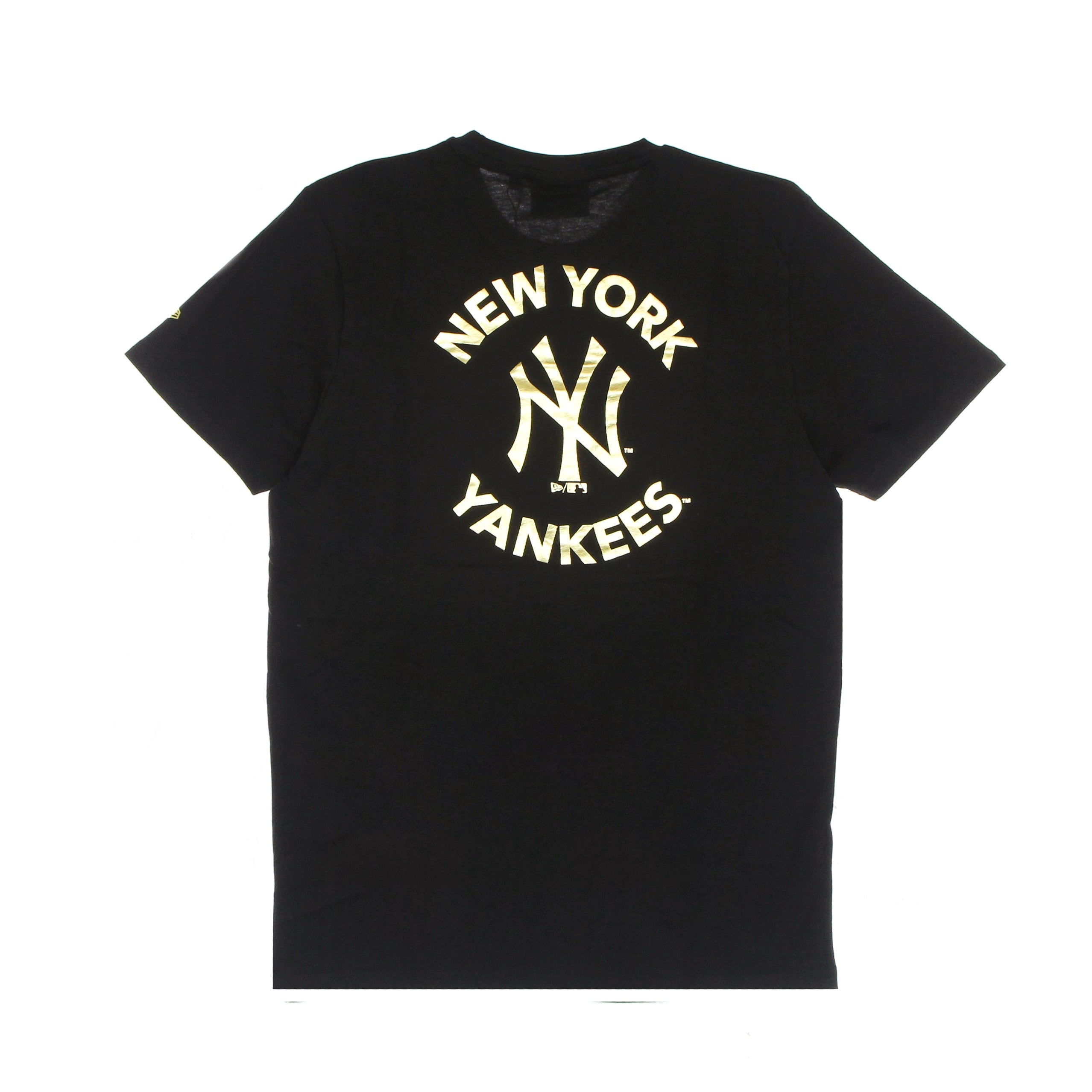 New Era, Maglietta Uomo Mlb Team Logo Metallic Print Tee Neyyan, 