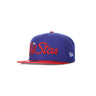 New Era, Cappellino Visiera Piatta Uomo Nba All Star Game 950 Script D1 Phi76e, Medium Blue