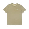 Nike, Maglietta Uomo Club Tee, Limestone/white