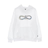 Propaganda, Felpa Leggera Cappuccio Uomo Logo Skullsnake Hoodie, White