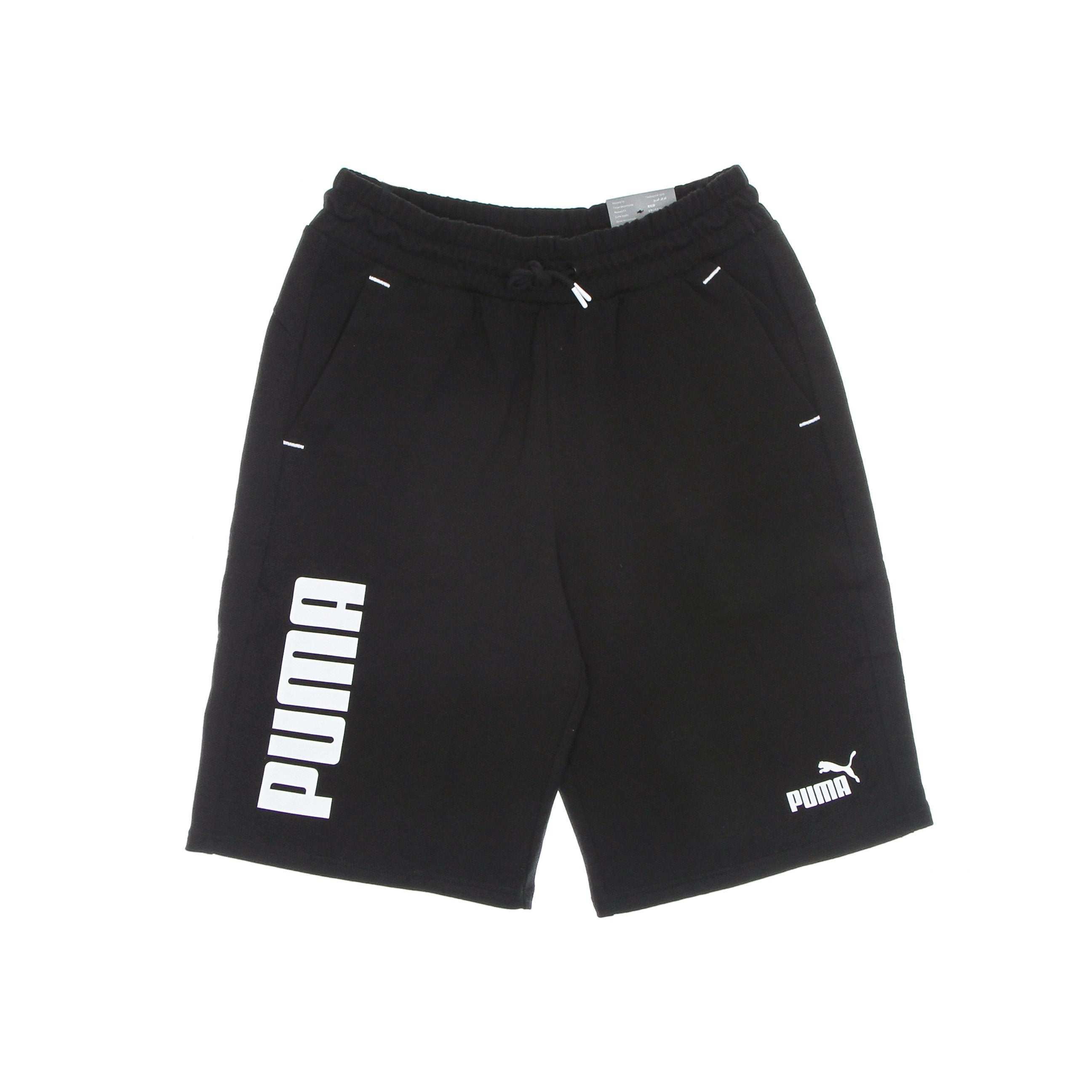 Puma, Pantalone Corto Tuta Uomo Power Colorblock Shorts, Black