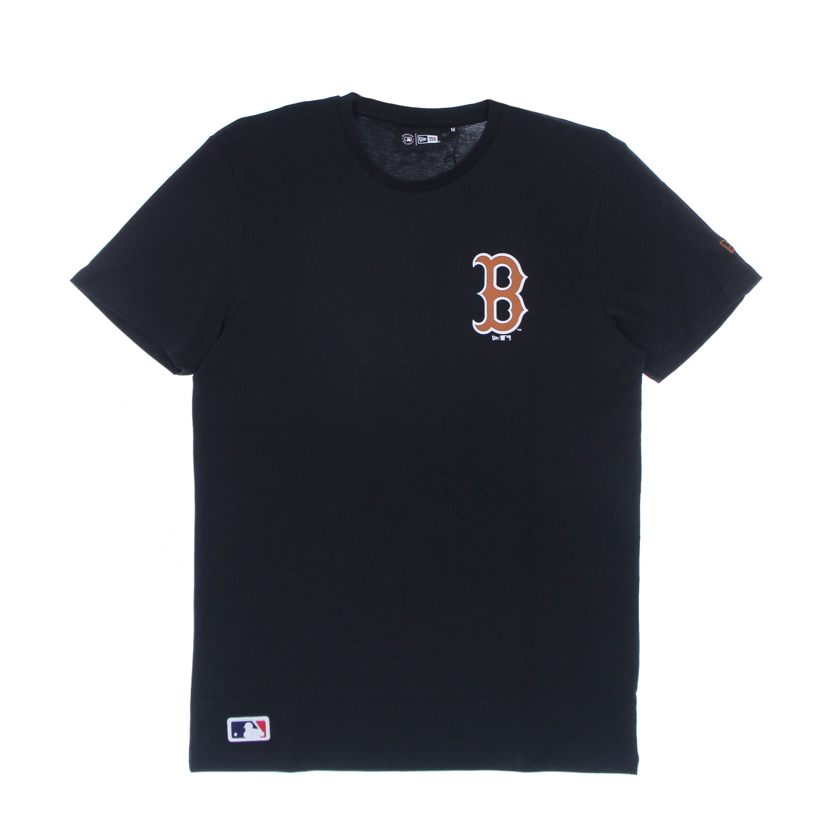 New Era, Maglietta Uomo Mlb Left Chest Team Logo Tee Bosred, Navy/white