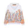 Octopus, Felpa Leggera Cappuccio Uomo Bricks Hoodie, White