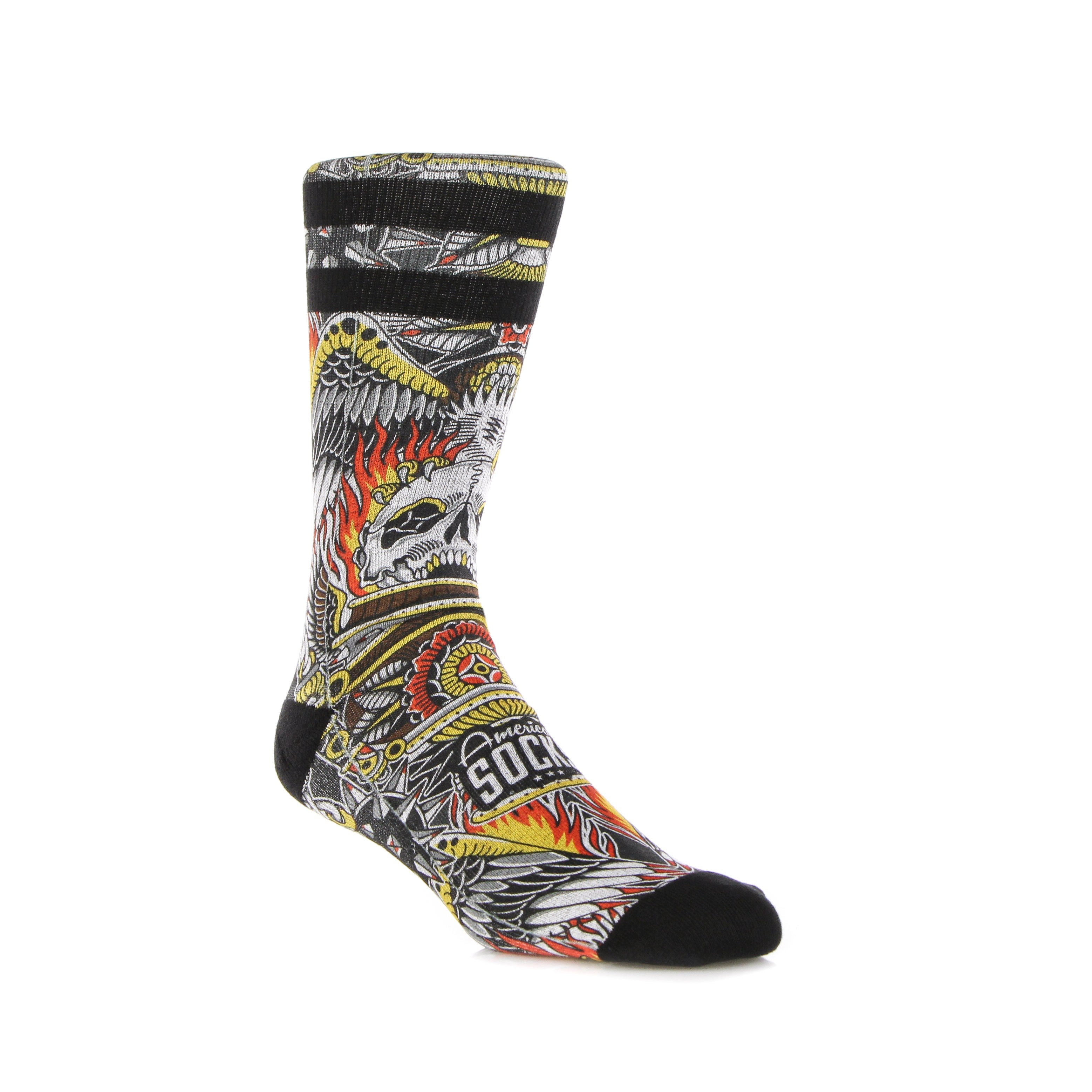 American Socks, Calza Media Uomo Signature Eagle Of Fire, 