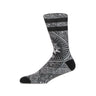 American Socks, Calza Media Uomo Bandana Black, Black/white