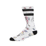 American Socks, Calza Media Uomo Signature Live Now, White/multi